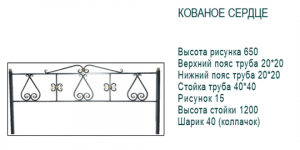 Кованое сердце